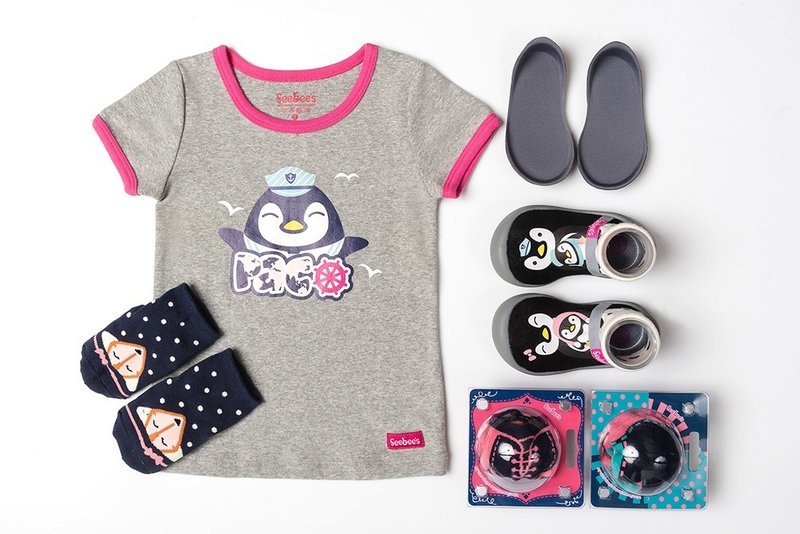 【Christmas Gift Box】【Feebees】Parco Little Prince Gift Box Set (T-shirt) - Baby Gift Sets - Other Materials Gray