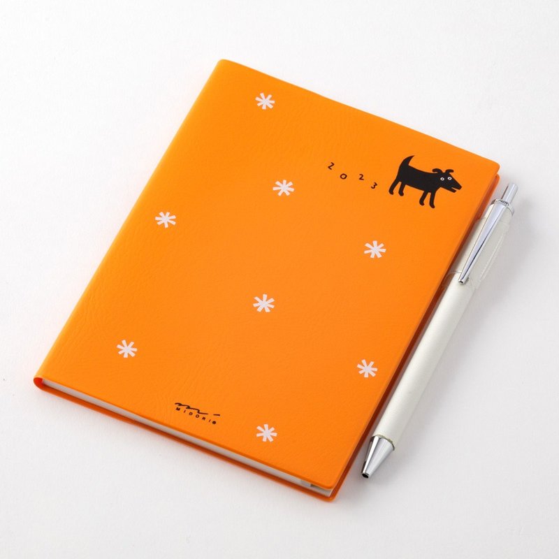 MIDORI ポケットダイアリー 2023年手帳 マンスリー 隔週刊 A6ブラック - ノート・手帳 - 紙 多色