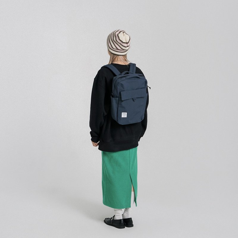 CARTER系列 | 13吋筆電後背包M號 MINI CARTER ECO (寶石藍) - 後背包/背包/書包 - 環保材質 藍色