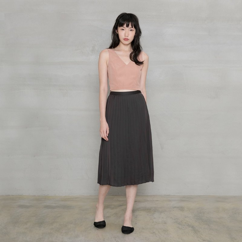 One Fine Day Knife Pleat Skirt - Skirts - Other Man-Made Fibers Multicolor