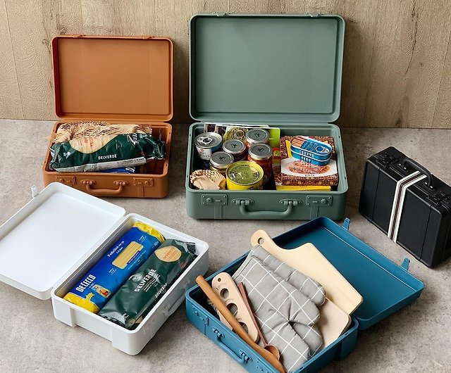 Hachiman Kasei] TRUNKSTORY retro-style luggage storage box M