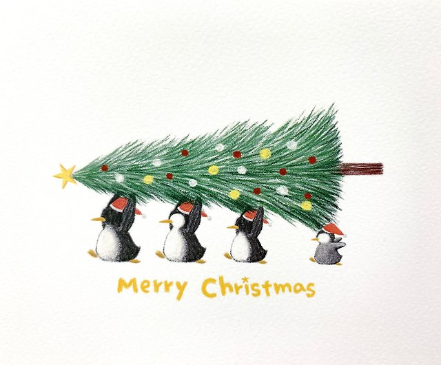 Ready for Christmas - christmas card - Shop Nien Huang Cards