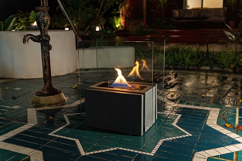 【Tenderflame】Mobile Flame Situation Fireplace Freestanding 180 - Other - Other Materials 
