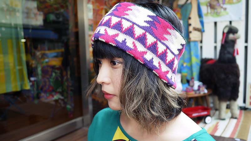 ☼ knit headband totem ☼ (two-color) - เครื่องประดับผม - วัสดุอื่นๆ หลากหลายสี