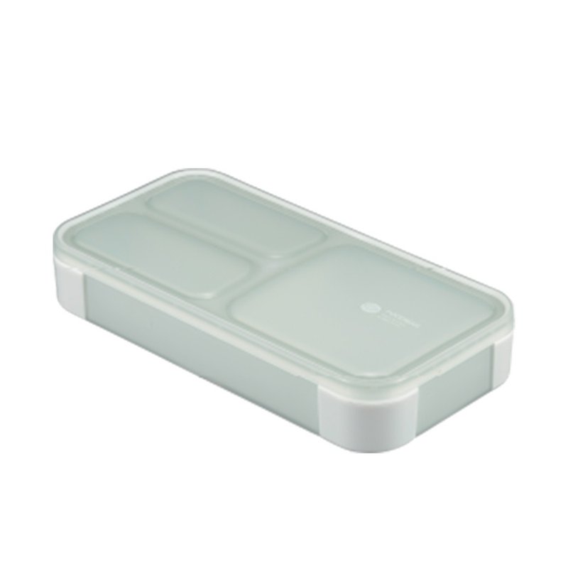 CB Japan Fashion Paris Series Antibacterial Slim Lunch Box 400ml Light Gray - Lunch Boxes - Other Materials 