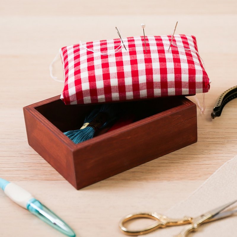 【Small Pin Cushion】Wooden Container | Xiu Crafts - Storage - Wood Multicolor