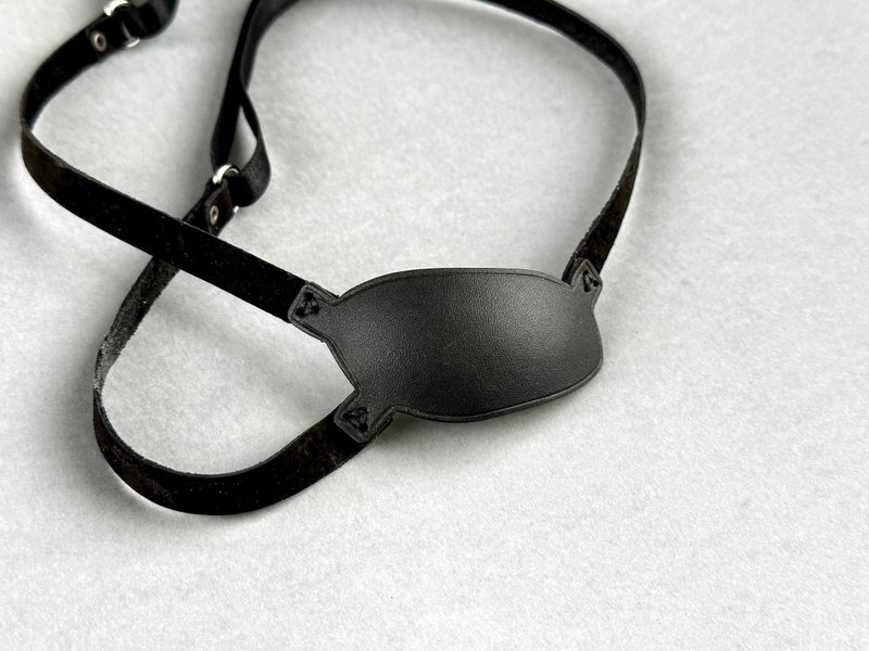 Kenpachi Leather Eye Patch | Kenpachi Zaraki Eye Patch | Man Eye Patch | - 眼罩 - 真皮 透明