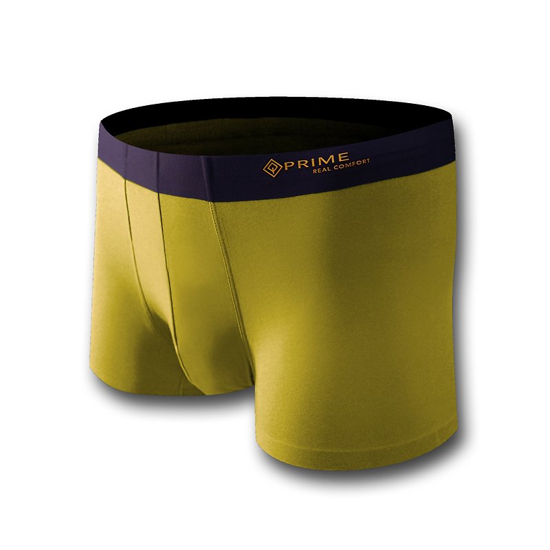 Prime Boxers - Ultra Comfort Boxer Briefs (Greenish Yellow) - Men's Underwear - Eco-Friendly Materials Gold