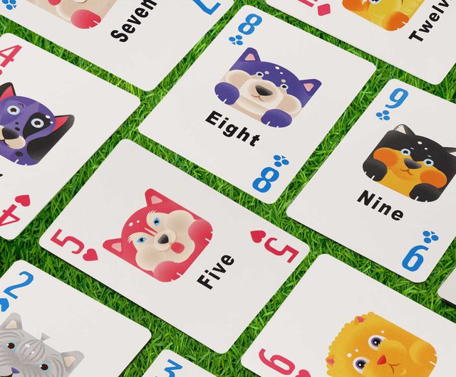ロイヤルレヨユ 子供用キューブ教育用トランプ 犬 ショップ Royalplayingcards Pinkoi