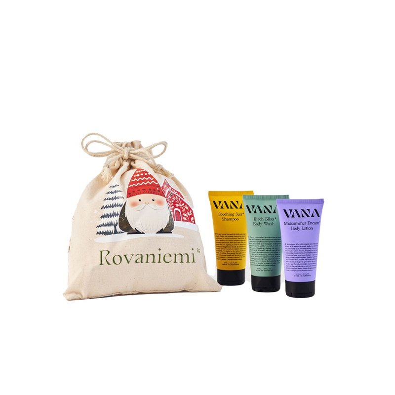 聖誕限定聖誕禮袋 - 沐浴保養旅行組50ml(沐浴露/洗髮露/身體乳) - 身體乳/按摩油 - 其他材質 多色
