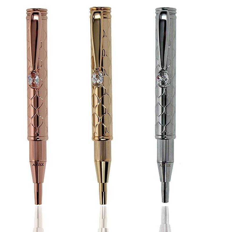 ARTEX favorite retractable ball pen ripple-3 colors available - Ballpoint & Gel Pens - Copper & Brass Multicolor
