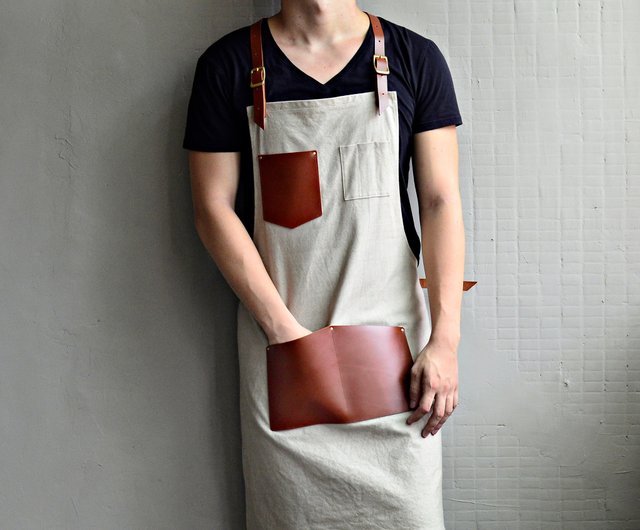 Canvas Apron (Khaki)