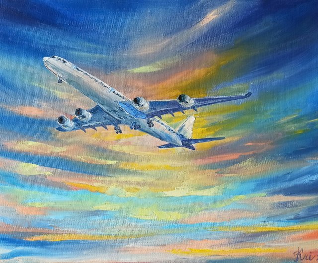 Airplane Artworks Prints Paintings   640x530 