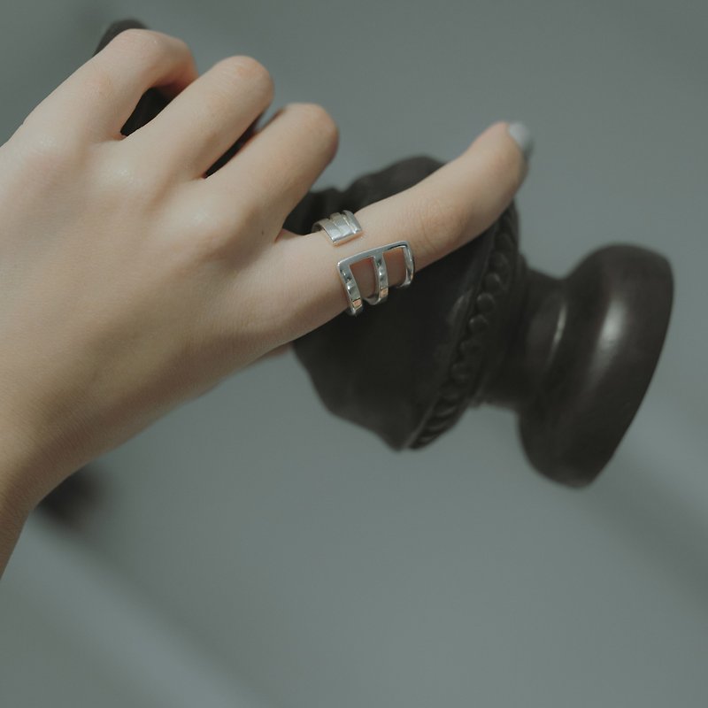 ㄨImpression Series-Xiangsheng Ring - General Rings - Silver Silver