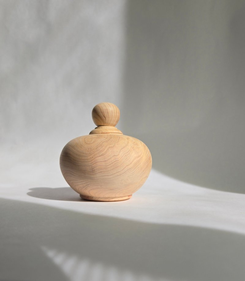 【Cypress Treasure Bowl】Taiwan Cypress, for good luck, home and office ornaments, - Items for Display - Wood 