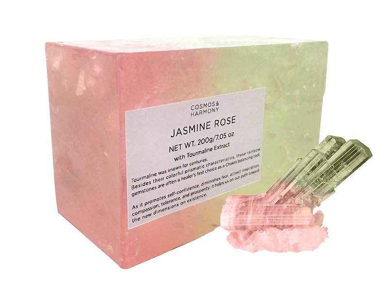 TOURMALINE SOAP - 200g Jasmine Rose - 肥皂/手工皂 - 其他材質 