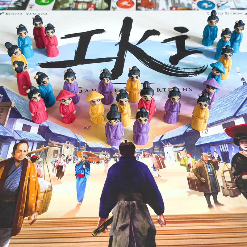 與 IKI 棋盤遊戲兼容的豪華工人代幣 - 桌遊/卡牌 - 其他材質 