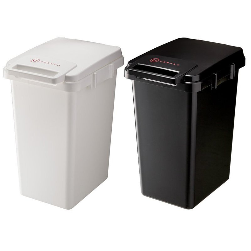 Japan RISU (URBANO series) linked type environmental protection trash can 45L - Trash Cans - Plastic 