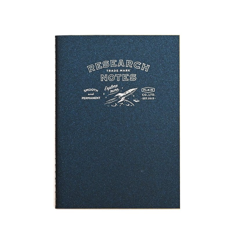 RESEARCH NOTES 火箭 小本 - 顯色檔案紙 3mm方格內頁 - 筆記本/手帳 - 紙 綠色