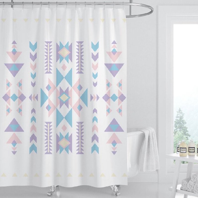 Cultural and Creative Shower Curtain - Totem - อุปกรณ์ห้องน้ำ - เส้นใยสังเคราะห์ หลากหลายสี