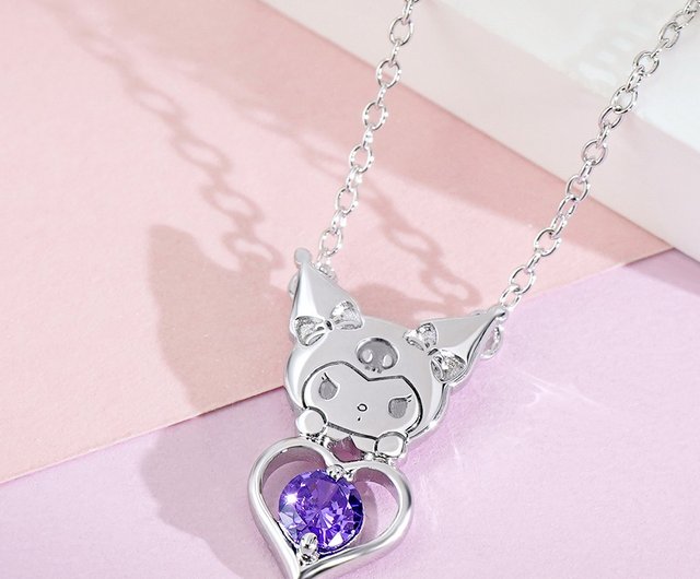 My melody and kuromi deals matching necklace