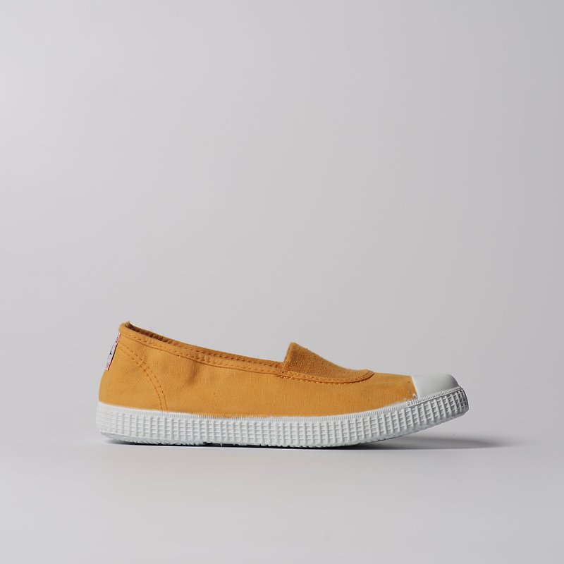 Spanish national canvas shoes CIENTA adult size mustard yellow fragrant shoes 75997 64 - Women's Casual Shoes - Cotton & Hemp Orange
