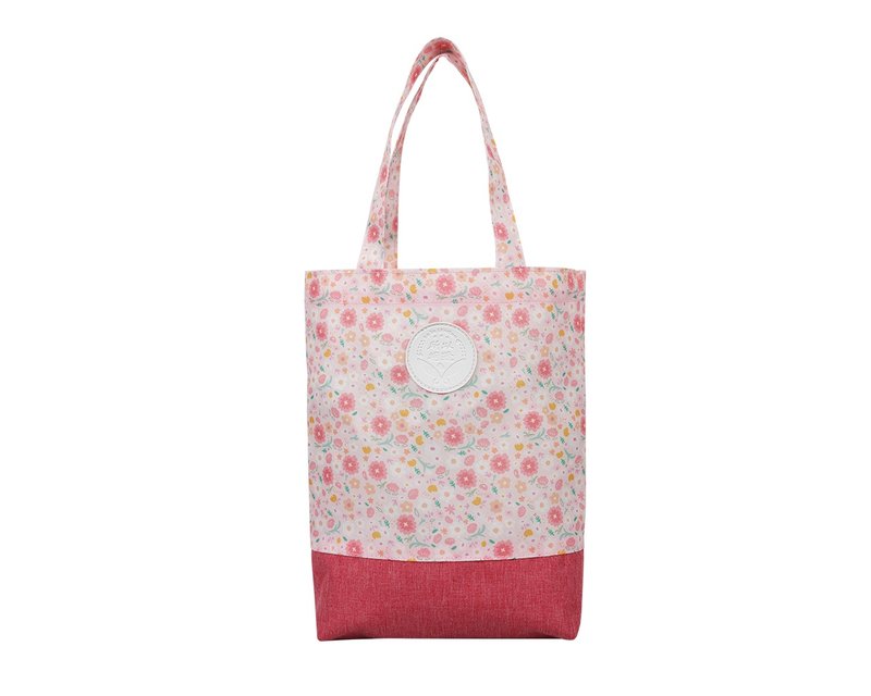 Soin Sewing 所以相縫 - Soin獨家花色托特提袋-繽紛花彩 - 手提包/手提袋 - 聚酯纖維 黃色