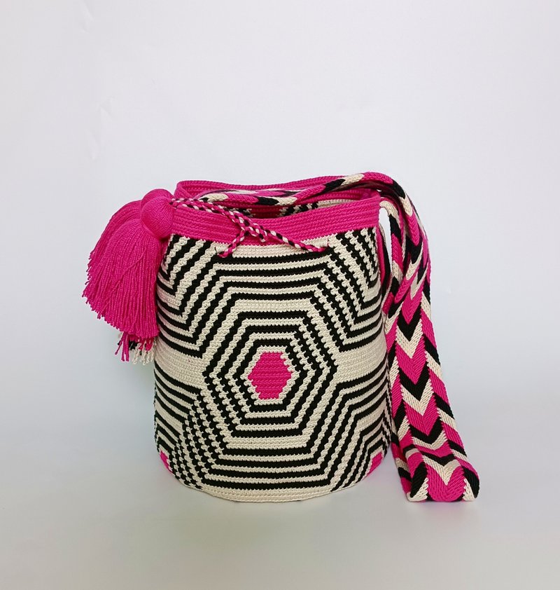 mochila bag,Crossbody bag for women,Handcraft bag,Crochet bag ,Cr - 側背包/斜背包 - 棉．麻 