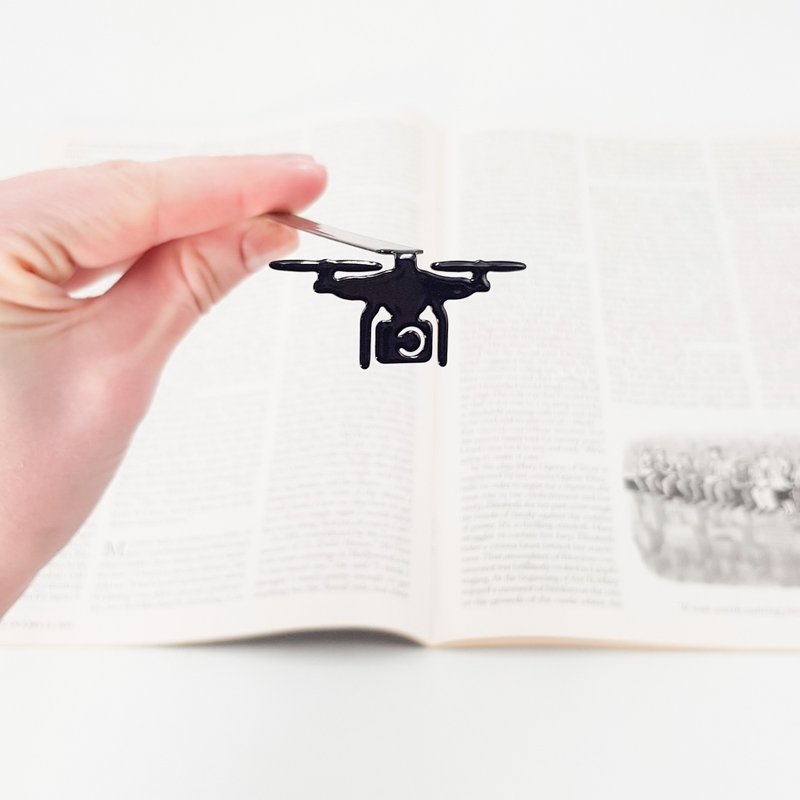 Bookmark Drone. Blogging from the Sky. - Bookmarks - Other Metals Black