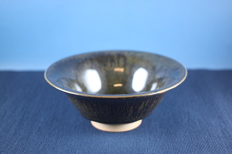 朽木紋天目大碗 鶯歌名家葉敏祥手工作品 - 碗 - 陶 多色