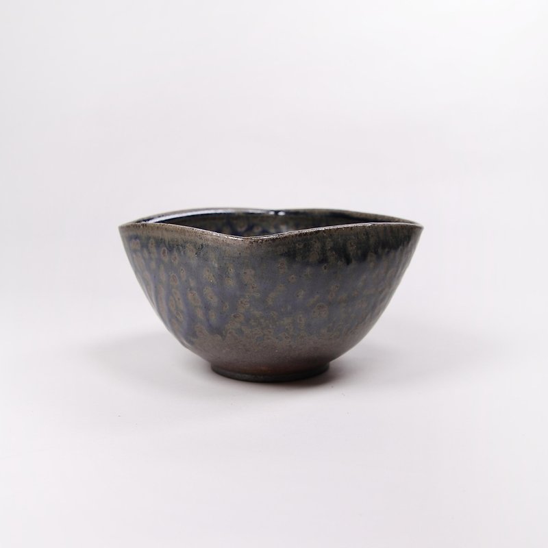 Ming bud ki l firewood ash glaze diamond salad bowl dessert bowl - Bowls - Pottery Multicolor