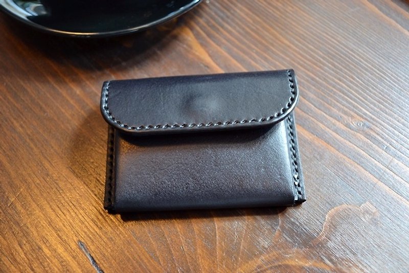 Genuine leather cowhide vegetable tanned leather hand-made coin purse Magnetic buckle coin purse Gift size and color can be customized - Coin Purses - Genuine Leather Multicolor