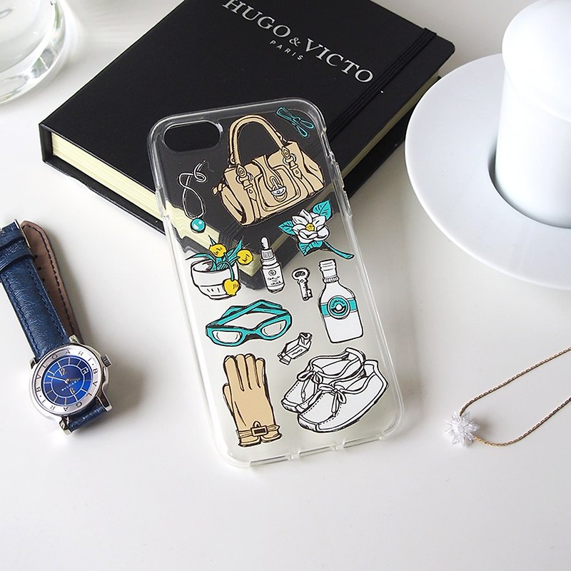 Clear iPhone case - for a Journey - - Phone Cases - Other Materials Transparent