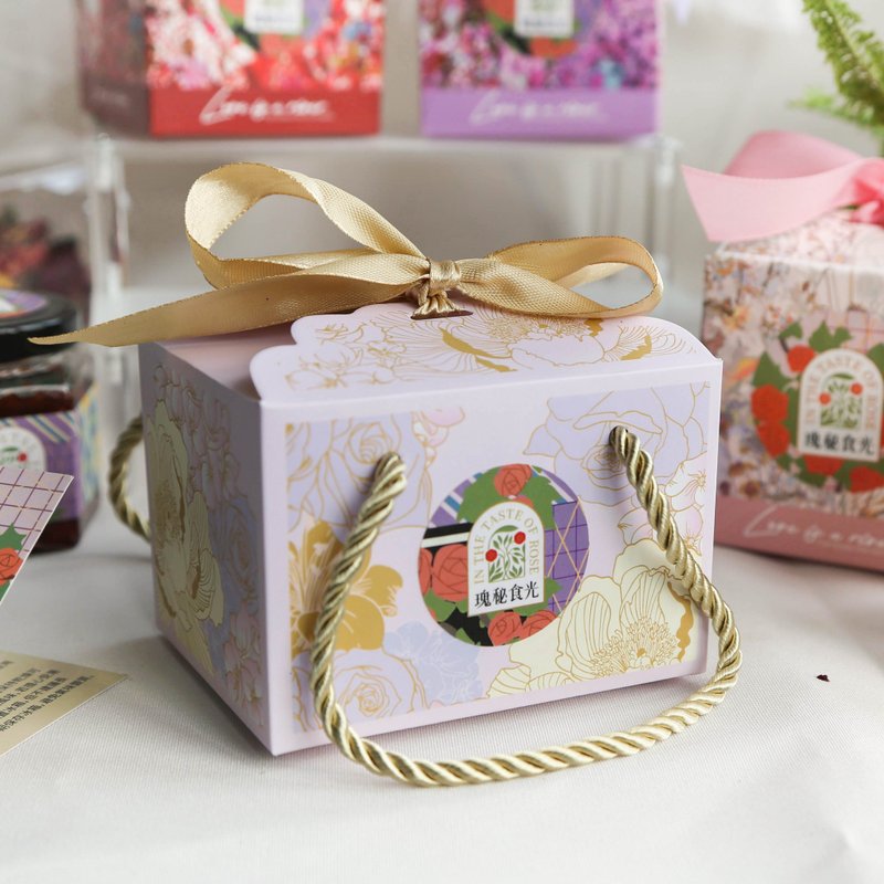 Rose drink coffret x rose jam + floral tea - ชา - อาหารสด สีม่วง