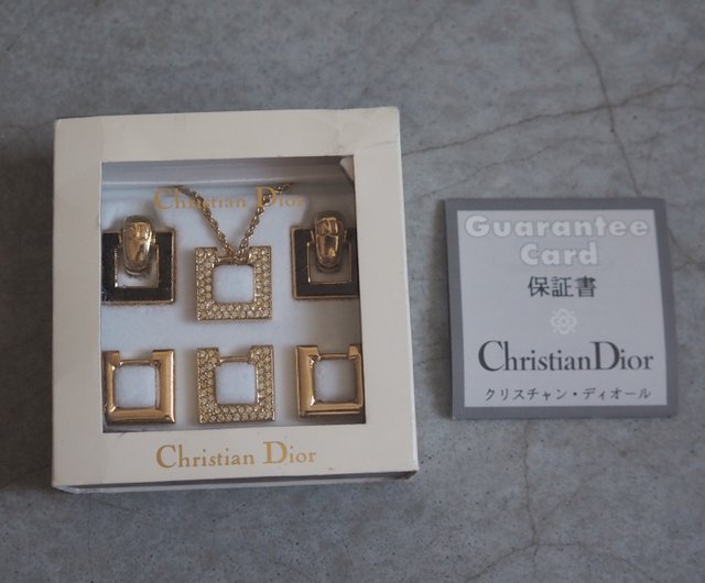 Christian Dior ディオール 6チェンジ ネックレス イヤリング セット