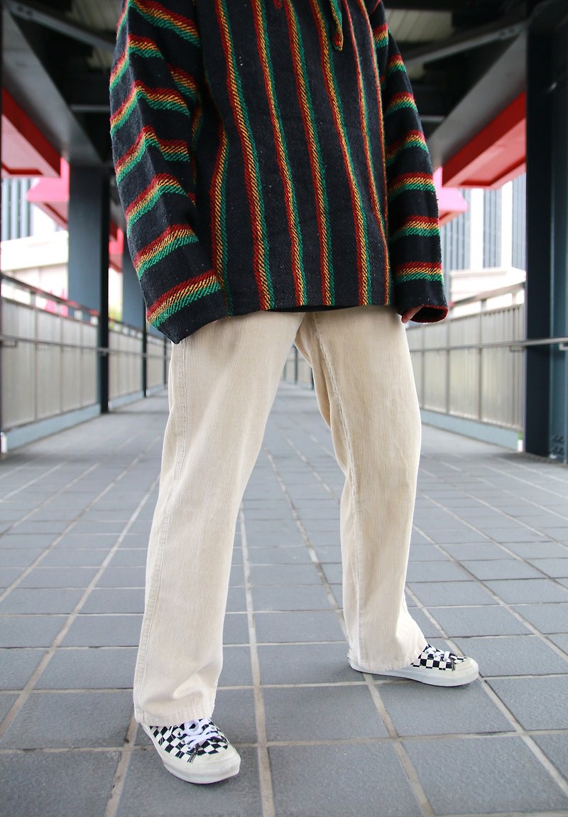 Back to Green:: Corduroy pants cream / / vintage / / - Men's Pants - Other Materials 
