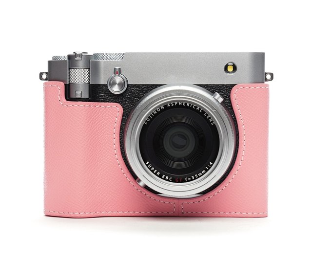 FUJIFILM X100S（本革ケース・ハンドグリップ・フード・フィルター付） x100用速写ケースmaka 【鳥井工房】カメラの速写ケース