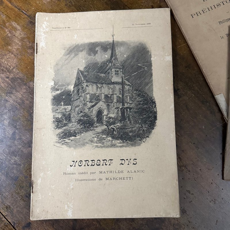 50626-珍稀1899年法國文學作品Norbert Dys - 刊物/書籍 - 紙 