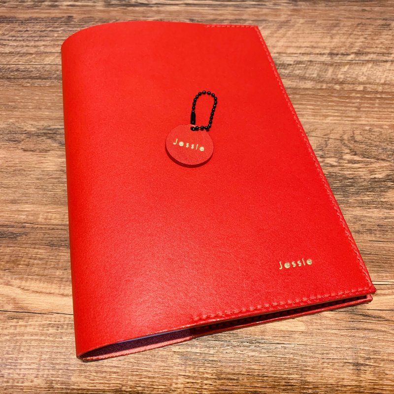 【星座客製化 / 寶寶手冊套 /  彌月禮物 】 - 其他 - 真皮 橘色