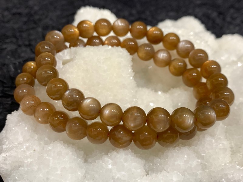 Fast shipping natural gold sun bracelet - Bracelets - Crystal Orange