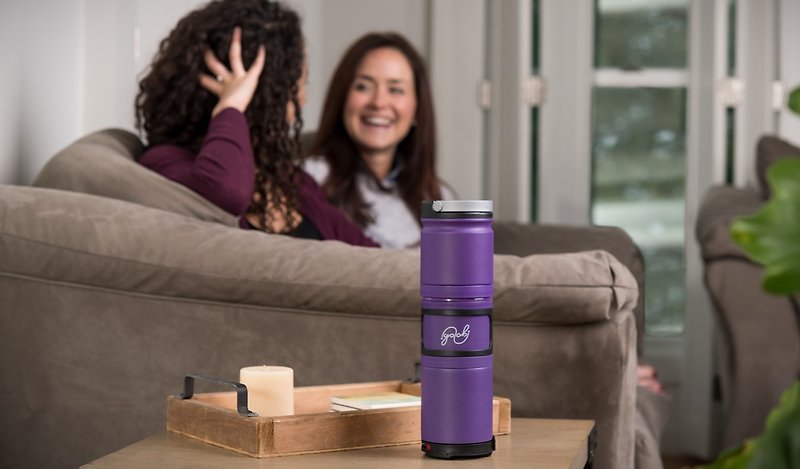 American golchi chain quenching vacuum flask purple 600ml vacuum flask water bottle accompanying cup environmental protection cup - กระติกน้ำ - โลหะ สีม่วง