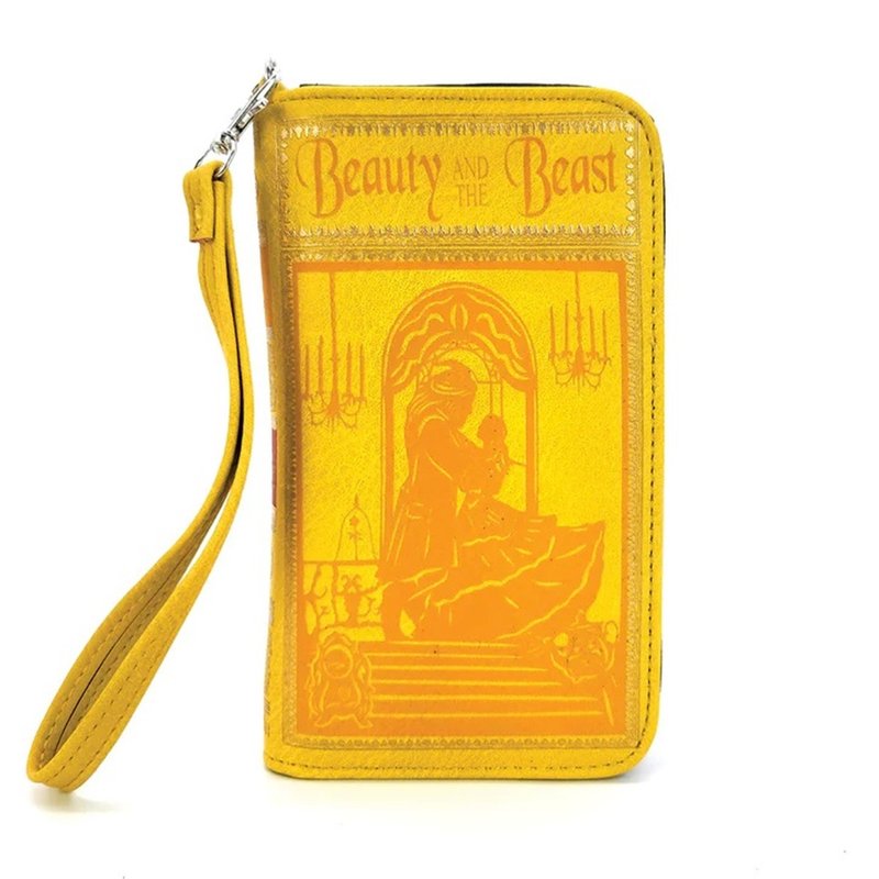 Beauty and the Beast Book Wallet in Vinyl - กระเป๋าสตางค์ - หนังเทียม สีเหลือง