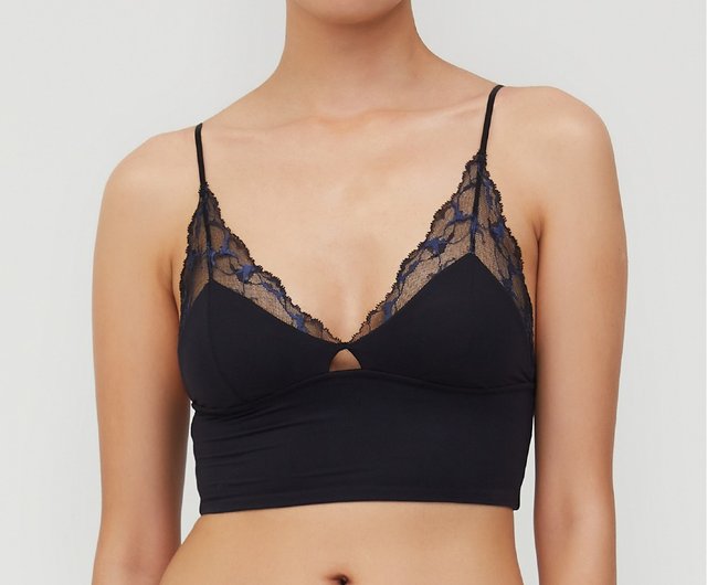 Lulu on a mission  SS21 OMBRE Wireless Lace Triangle Bra - Shop