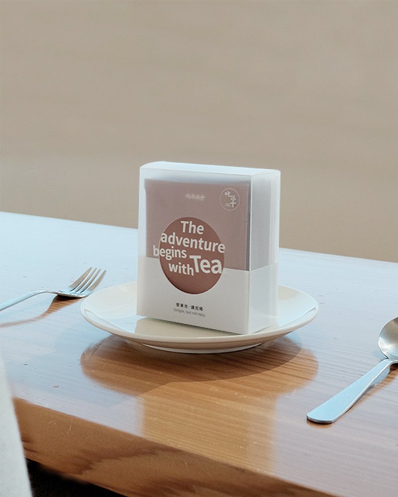 シンプルスクエアボックス- 三角ティーバッグ(ケツメイシ赤ウーロン茶) - お茶 - その他の素材 