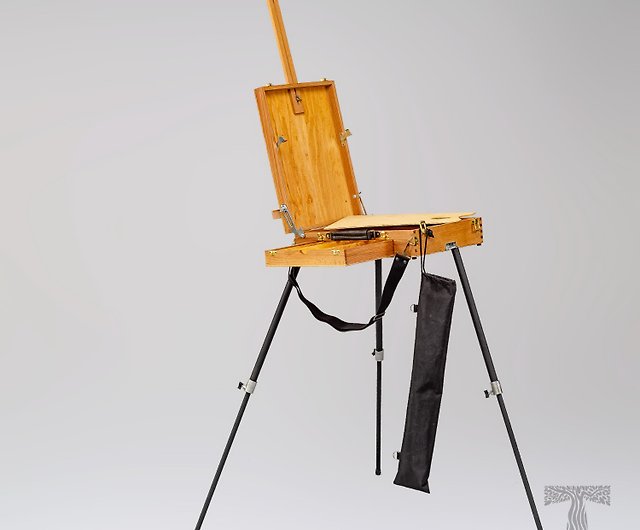 Classic wooden Easel for painting,Stand easel,Artist gifts, Pochade box 105  - Shop IMartCentre Wood, Bamboo & Paper - Pinkoi