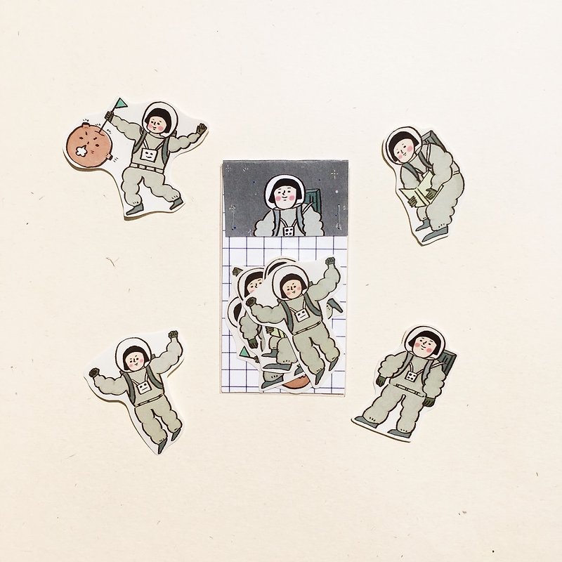 Buddy | A Space Odyssey | Sticker Pack - Stickers - Paper White