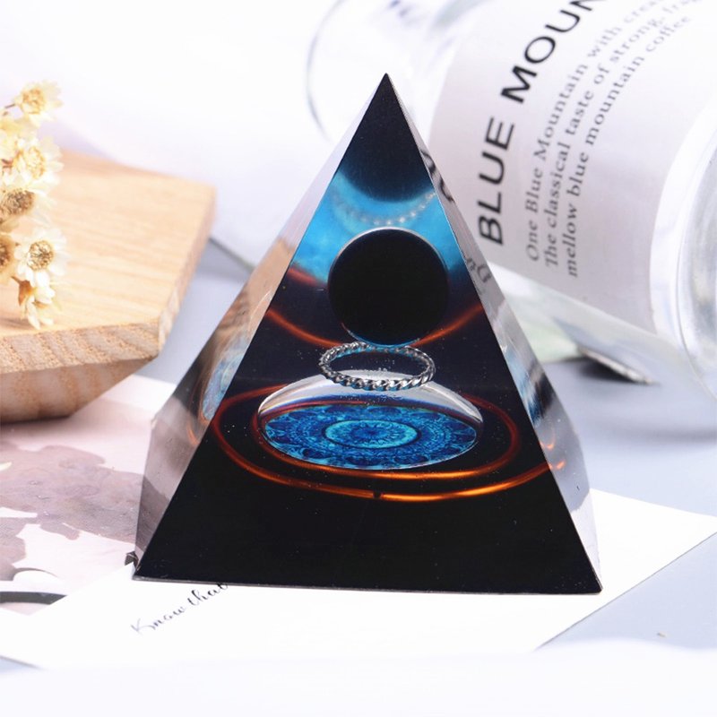 超福利款盲盒奧根金字塔盲盒Orgonite奧剛塔生命之樹脈輪冥想水晶 - 擺飾/家飾品 - 水晶 