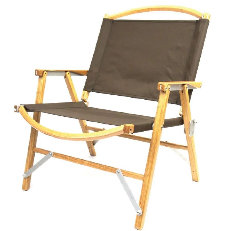 Kermit Wide Chair 白橡木克米特椅寬版(棕) 戶外露營 休閒折疊椅 - 野餐墊/露營用品 - 木頭 咖啡色