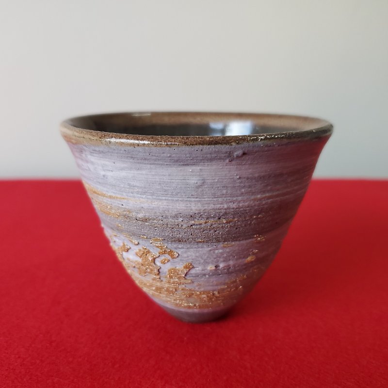 Handmade pottery mug - ถ้วย - ดินเผา สีกากี