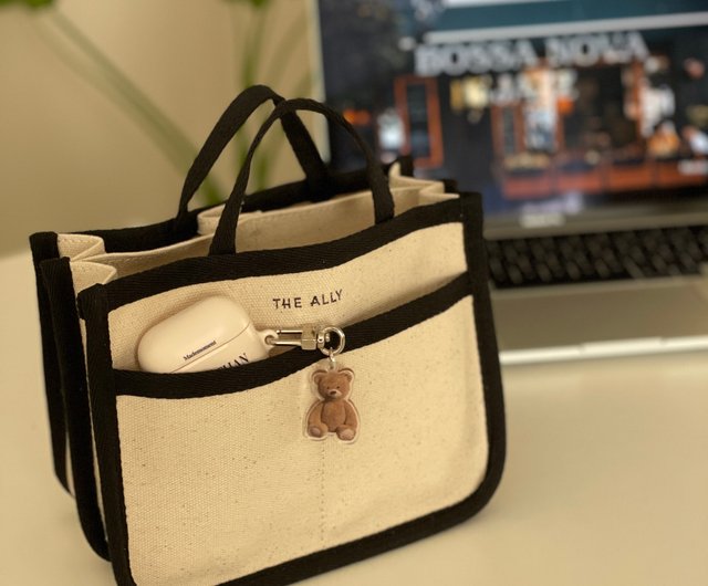 The Ally from Korea | INNER BAG (Small) | Beige / Black